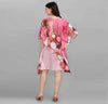 Marble Print Kaftan Dress - Navvi.in