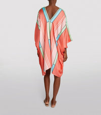Modern Silk Kaftan Dress - Navvi.in