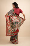 Multicolor Sea Saree - Navvi.in