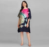 Multicolor Short Kaftan Dress - Navvi.in