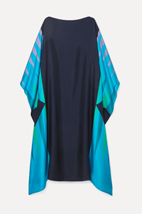 Ocean Breeze Silk Kaftan - Navvi.in