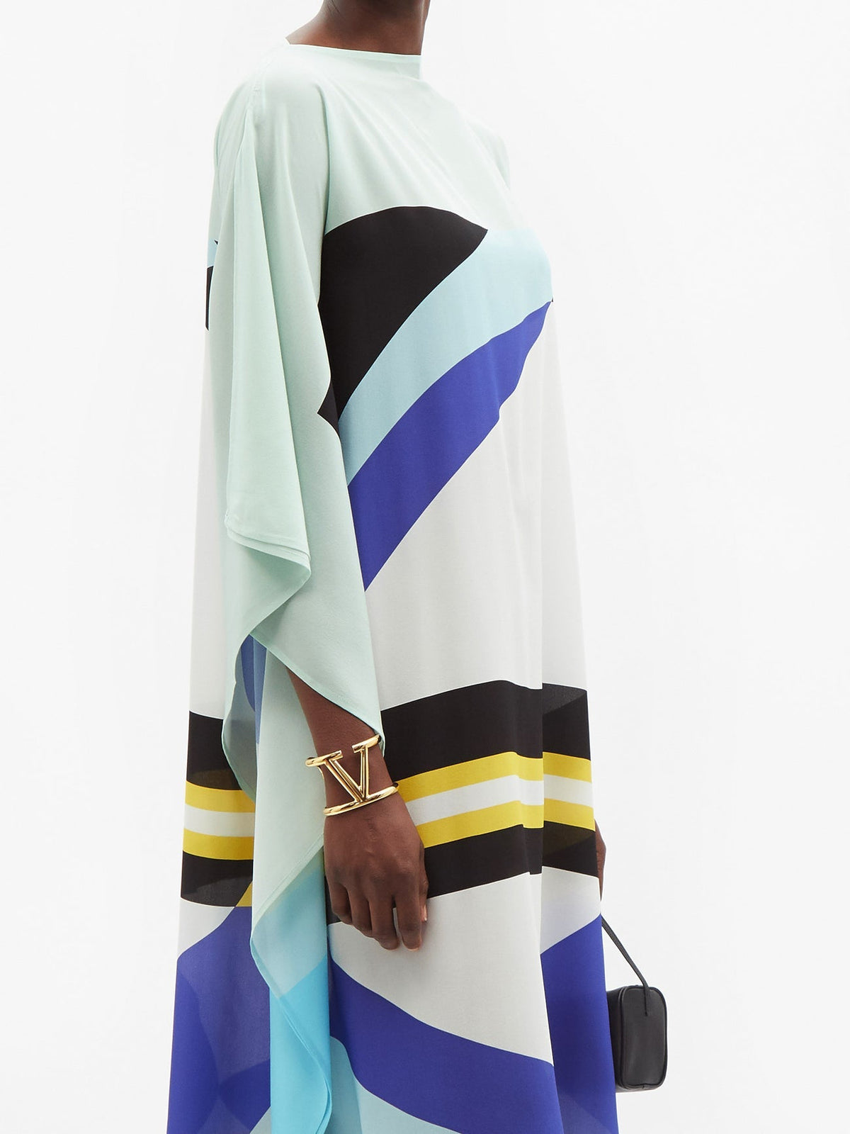 Ocean Hues Gerogette Kaftan - Navvi.in