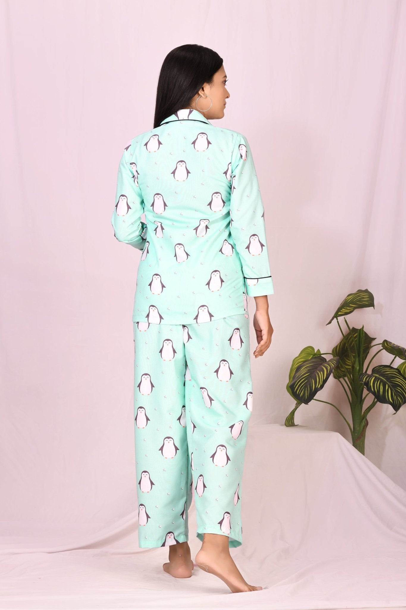 Penguin Cotton Nightwear Set - Navvi.in