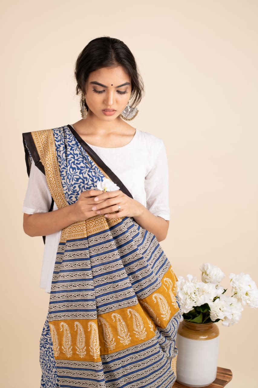 Perfect Blend Saree - Navvi.in