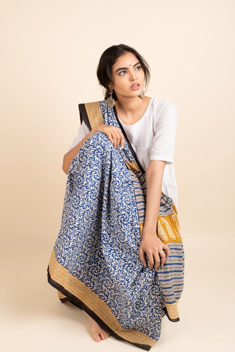 Perfect Blend Saree - Navvi.in