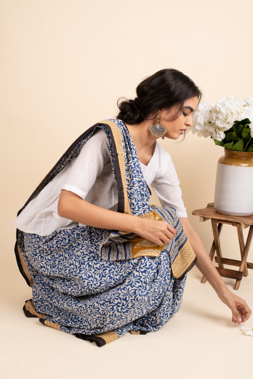 Perfect Blend Saree - Navvi.in