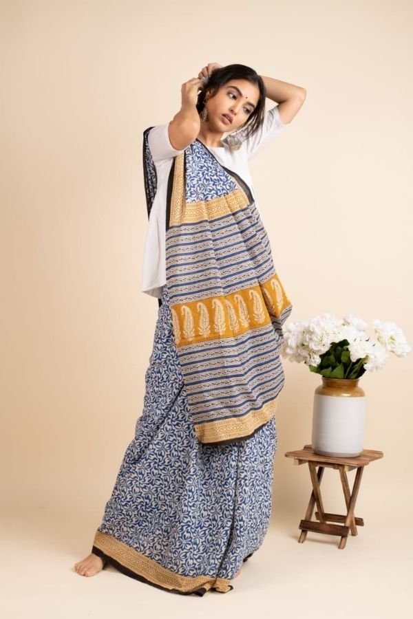 Perfect Blend Saree - Navvi.in