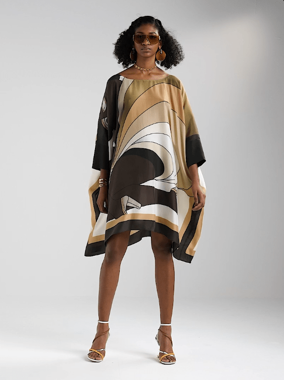 Premium Printed Short Kaftan - Navvi.in