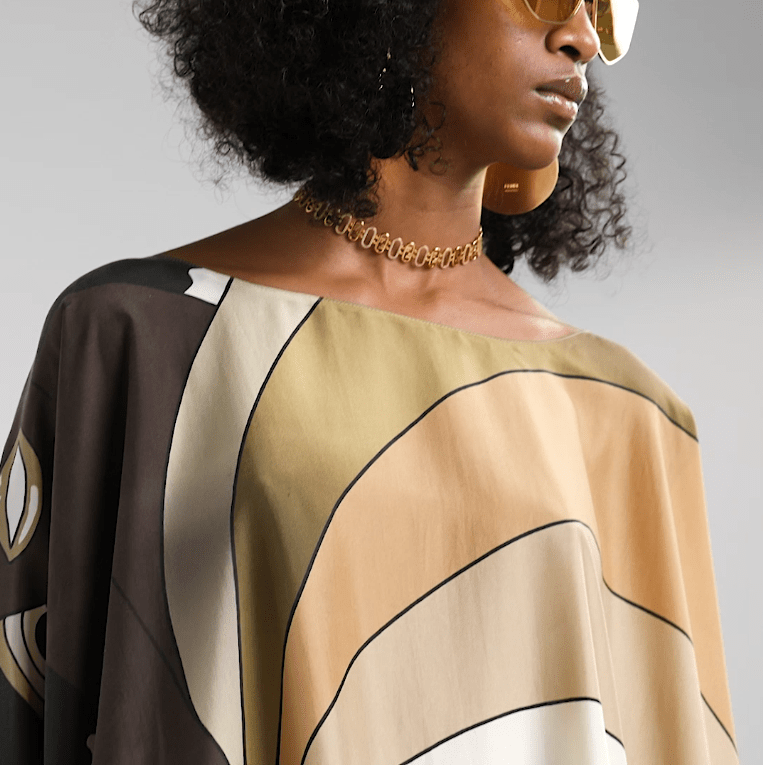 Premium Printed Short Kaftan - Navvi.in