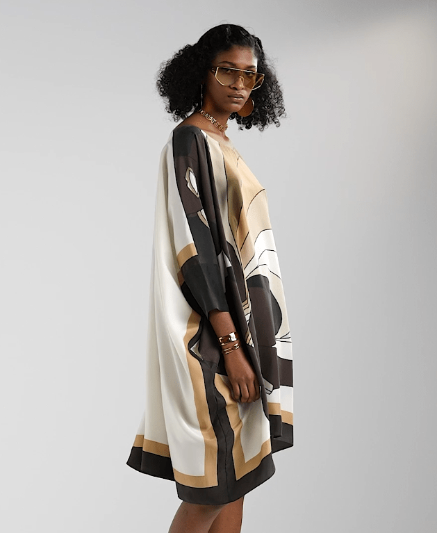 Premium Printed Short Kaftan - Navvi.in