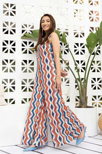 Printed Jumpsuit - Navvi.in