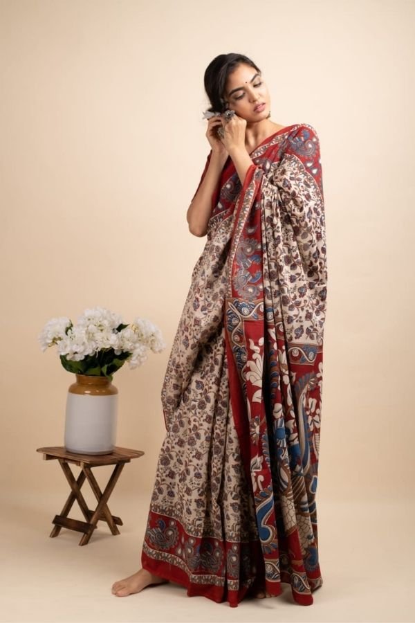 Retro Delight Saree - Navvi.in