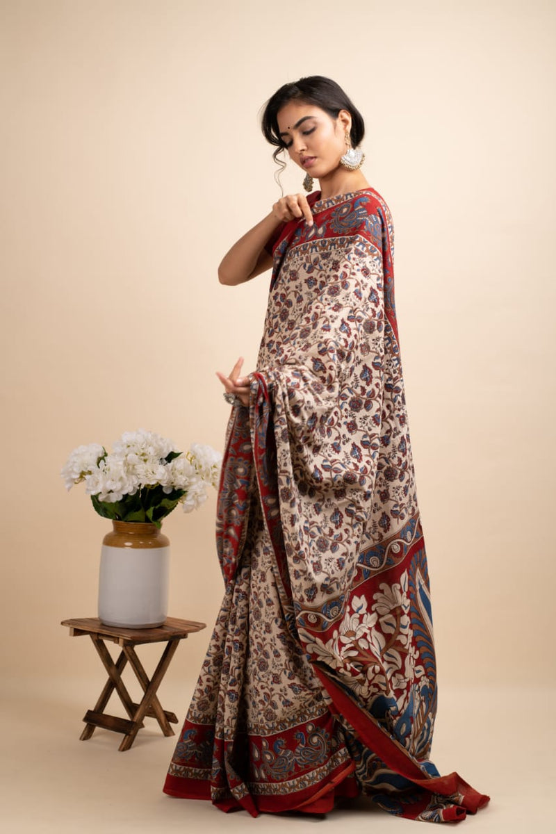 Retro Delight Saree - Navvi.in