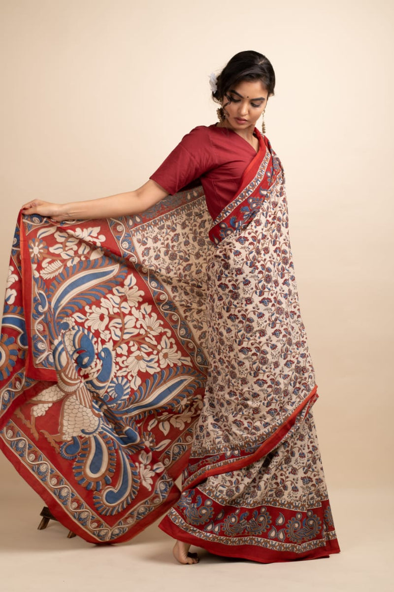 Retro Delight Saree - Navvi.in