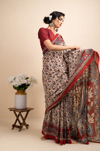 Retro Delight Saree - Navvi.in