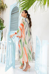 Rich Georgette Kaftan Dress - Navvi.in