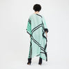 Sea Green Kaftan Dress - Navvi.in