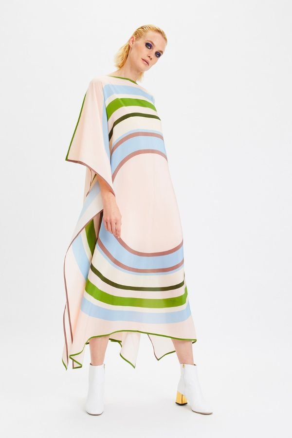 Snowball Kaftan Dress - Navvi.in