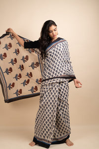 Streamilined Saree - Navvi.in