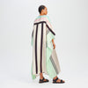 Street Wear Satin Silk Kaftan Dress - Navvi.in
