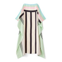 Street Wear Satin Silk Kaftan Dress - Navvi.in