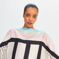 Street Wear Satin Silk Kaftan Dress - Navvi.in