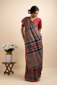 The Red Secret Saree - Navvi.in