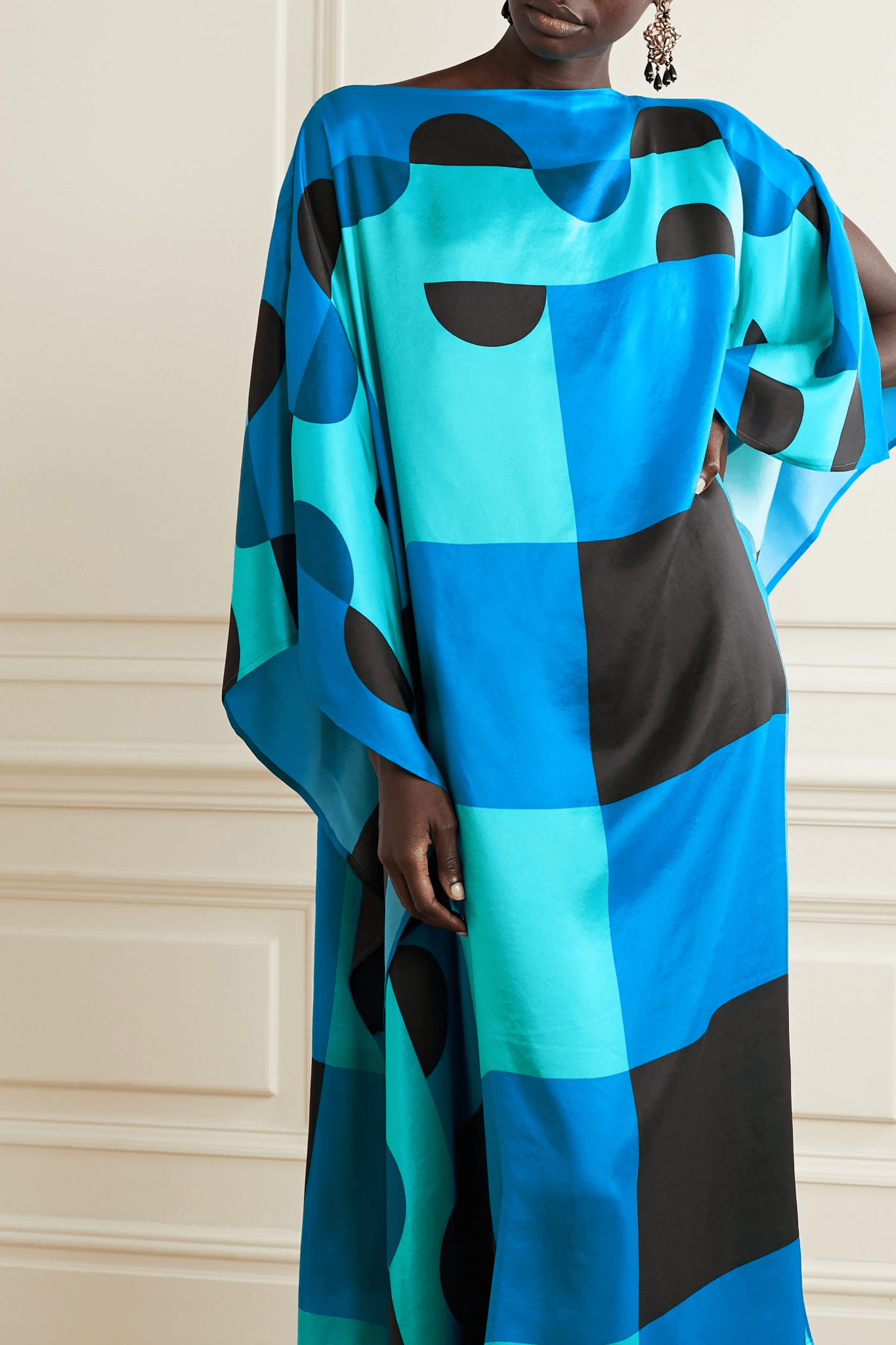 Thunder Breeze Kaftan Dress - Navvi.in