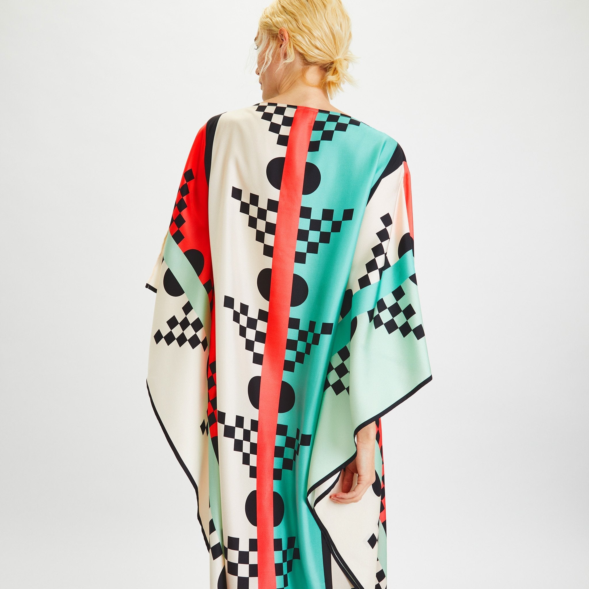 Tribal Paradise Kaftan Dress - Navvi.in