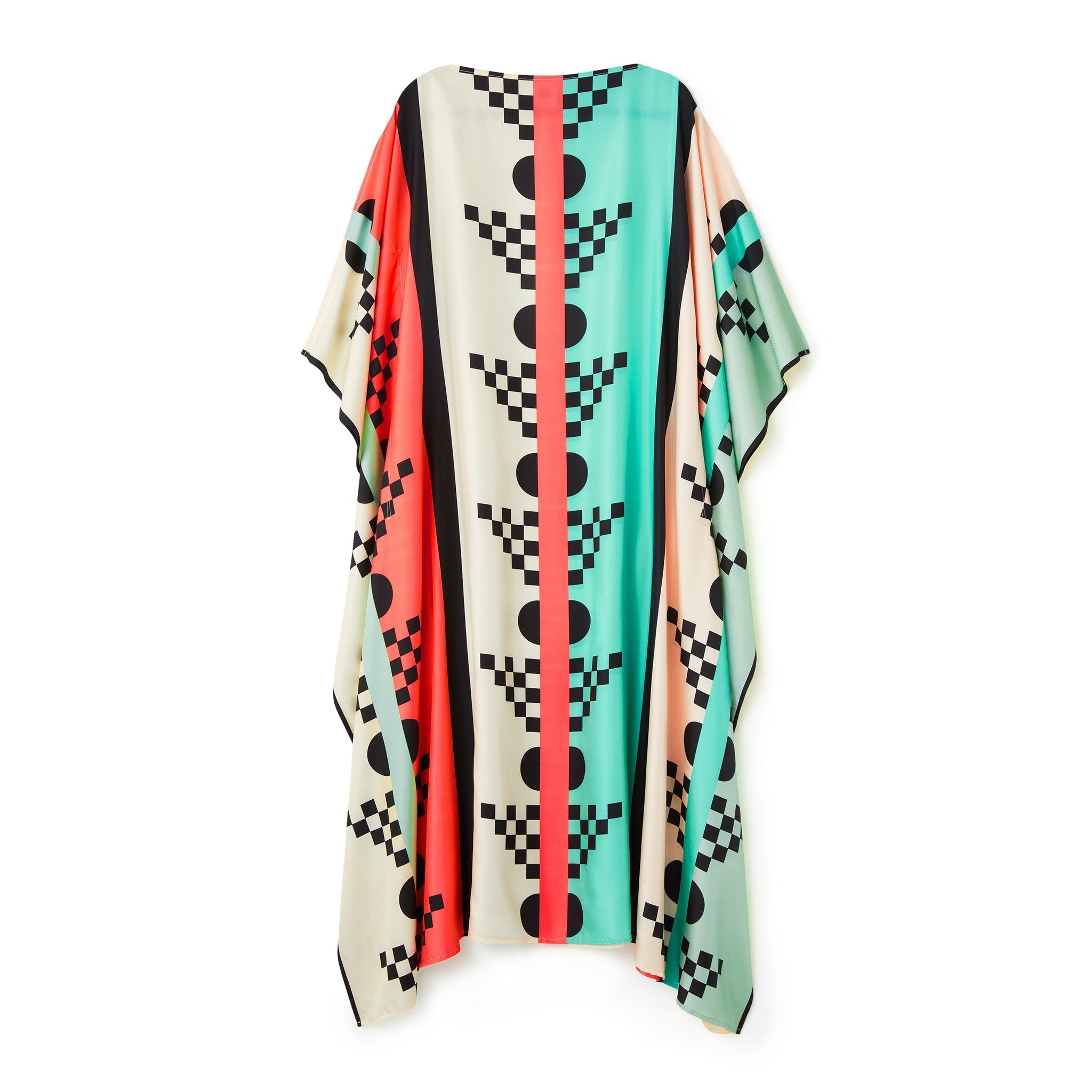 Tribal Paradise Kaftan Dress - Navvi.in