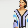 Wilderness Silk Crepe Kaftan Dress - Navvi.in