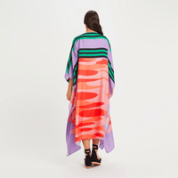Wildflower Kaftan Dress - Navvi.in