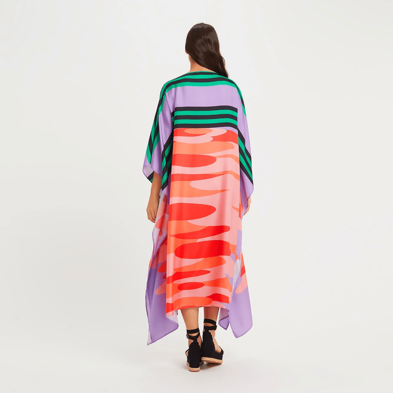 Wildflower Kaftan Dress - Navvi.in