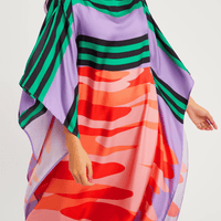 Wildflower Kaftan Dress - Navvi.in
